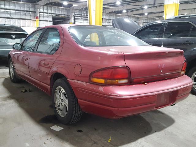 1B3EJ56HXTN283299 - 1996 DODGE STRATUS ES RED photo 3