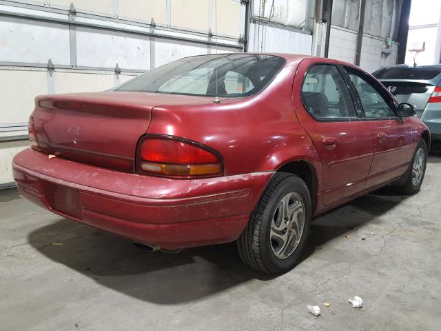 1B3EJ56HXTN283299 - 1996 DODGE STRATUS ES RED photo 4