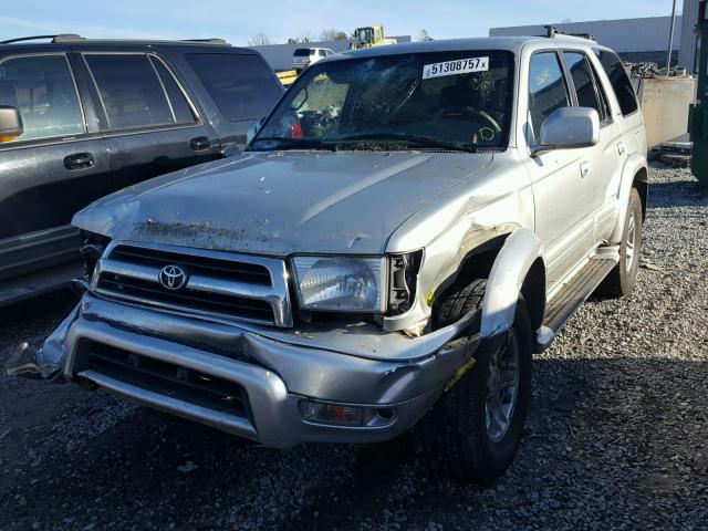 JT3GN87R8Y0143166 - 2000 TOYOTA 4RUNNER LI SILVER photo 2