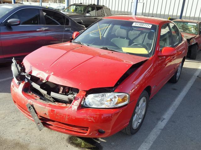 3N1CB51D35L467139 - 2005 NISSAN SENTRA 1.8 RED photo 2