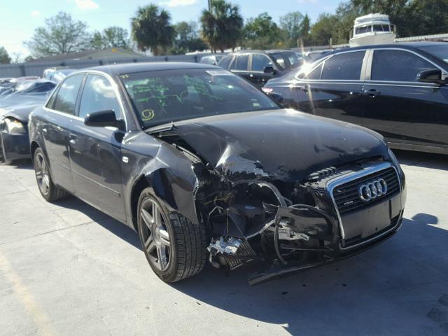 WAUDF78E56A045377 - 2006 AUDI A4 2.0T QU BLACK photo 1