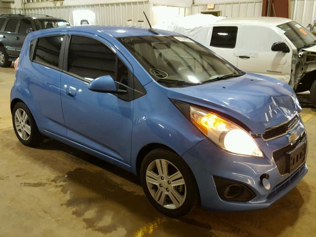 KL8CB6S98EC483581 - 2014 CHEVROLET SPARK LS BLUE photo 1