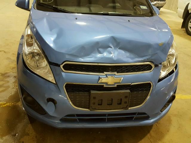 KL8CB6S98EC483581 - 2014 CHEVROLET SPARK LS BLUE photo 9