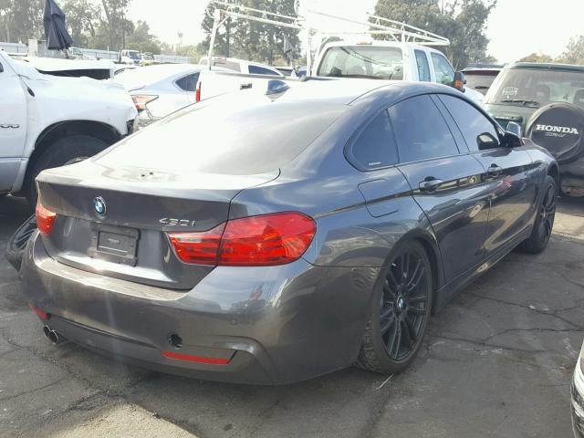 WBA4F7C34HG787629 - 2017 BMW 430I GRAN CHARCOAL photo 4