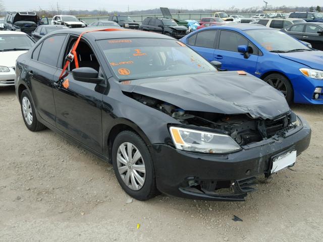 3VW2K7AJ2BM079137 - 2011 VOLKSWAGEN JETTA BASE BLACK photo 1