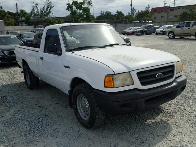 1FTYR10U33PA50985 - 2003 FORD RANGER WHITE photo 1