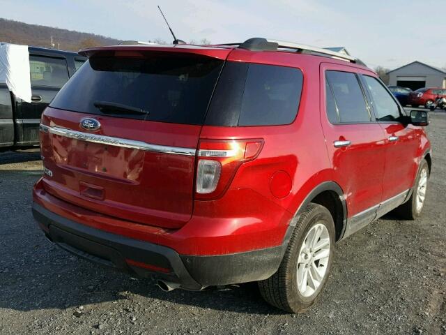 1FMHK7D85CGA59493 - 2012 FORD EXPLORER X MAROON photo 4