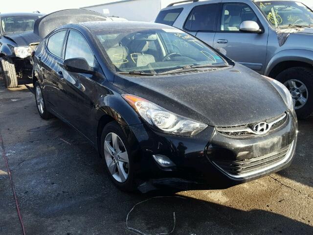 KMHDH4AEXDU787643 - 2013 HYUNDAI ELANTRA GL BLACK photo 1