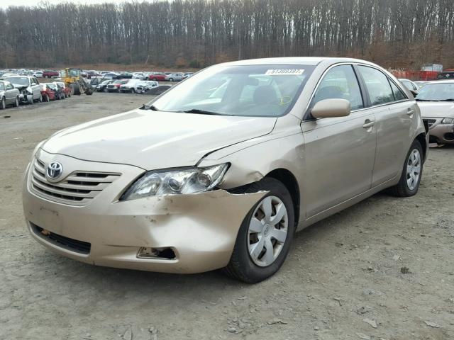 4T1BE46K37U506222 - 2007 TOYOTA CAMRY NEW GOLD photo 2