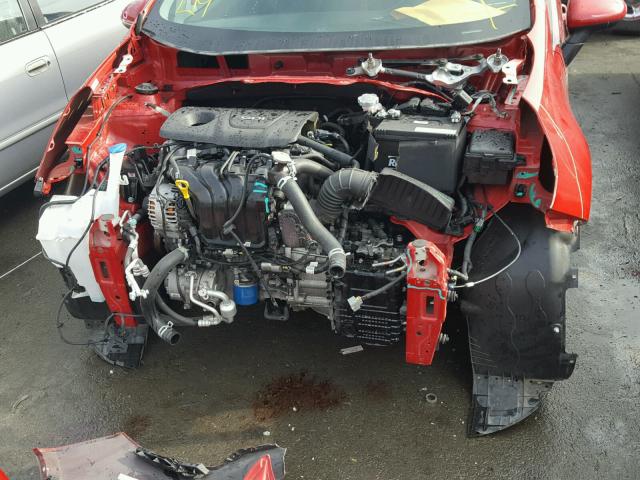KNADM4A30H6026481 - 2017 KIA RIO LX Կարմիր լուսանկար 9