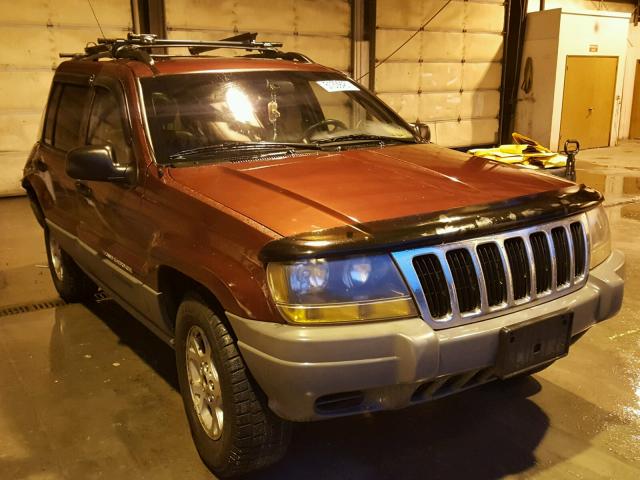 1J4GW58S3XC747854 - 1999 JEEP GRAND CHER RED photo 1