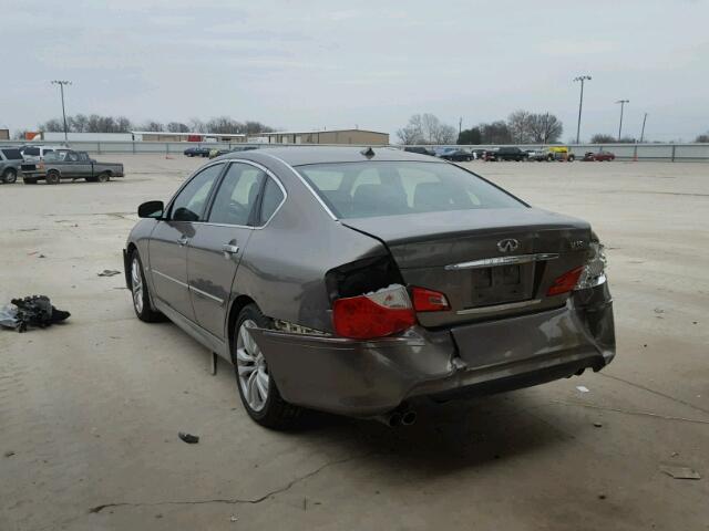 JNKAY01E58M600975 - 2008 INFINITI M35 BASE GRAY photo 3