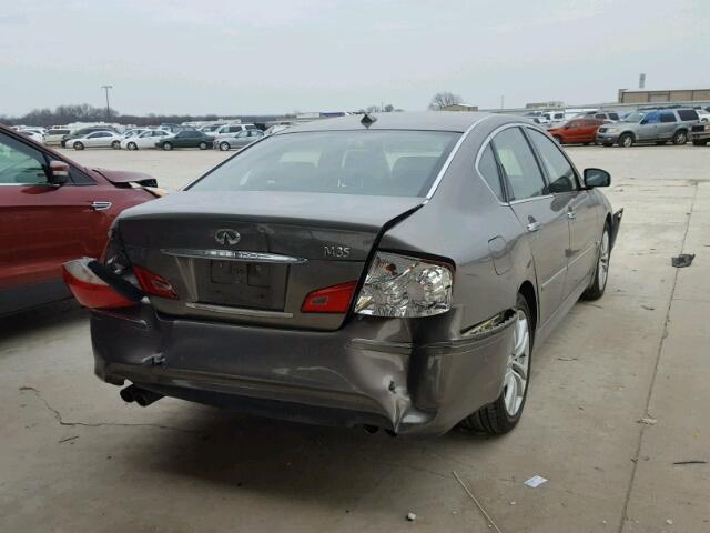 JNKAY01E58M600975 - 2008 INFINITI M35 BASE GRAY photo 4