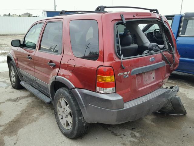 1FMYU931X4KB64846 - 2004 FORD ESCAPE XLT RED photo 3