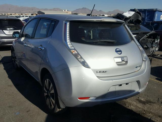 1N4BZ0CP4GC300937 - 2016 NISSAN LEAF SV SILVER photo 3