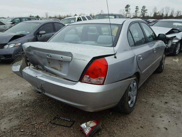 KMHDN46D46U249662 - 2006 HYUNDAI ELANTRA GL SILVER photo 4