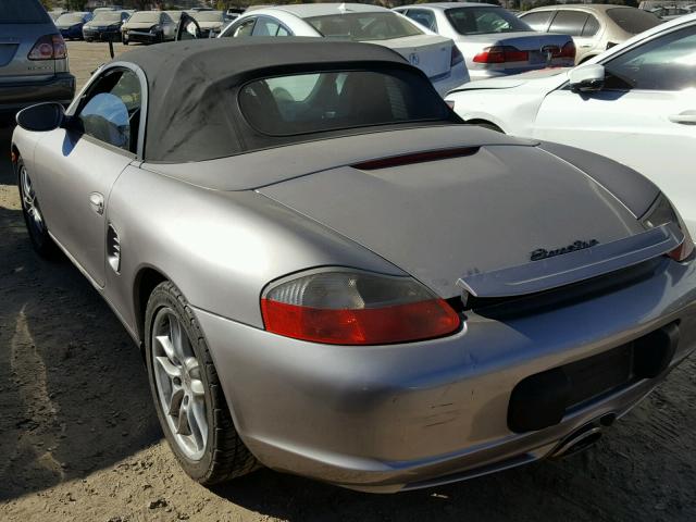 WP0CA29863U622551 - 2003 PORSCHE BOXSTER GRAY photo 3