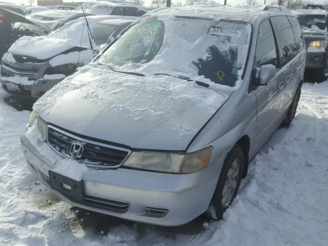 5FNRL18884B131473 - 2004 HONDA ODYSSEY EX GRAY photo 2