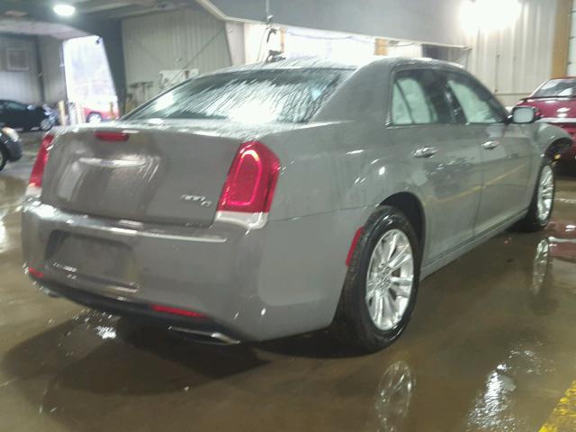 2C3CCAEG2HH664943 - 2017 CHRYSLER 300C GRAY photo 4