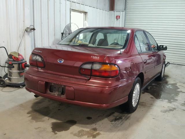 1G1ND52J72M608289 - 2002 CHEVROLET MALIBU RED photo 4