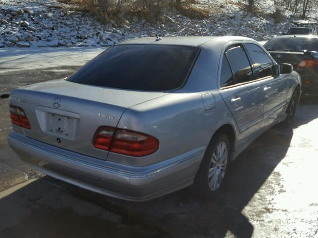 WDBJF83J21X056471 - 2001 MERCEDES-BENZ E 430 SILVER photo 4