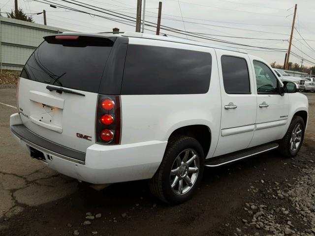 1GKFK66817J154861 - 2007 GMC YUKON XL D WHITE photo 4