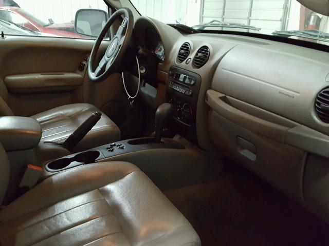 1J4GL48506W270911 - 2006 JEEP LIBERTY SP BLACK photo 5