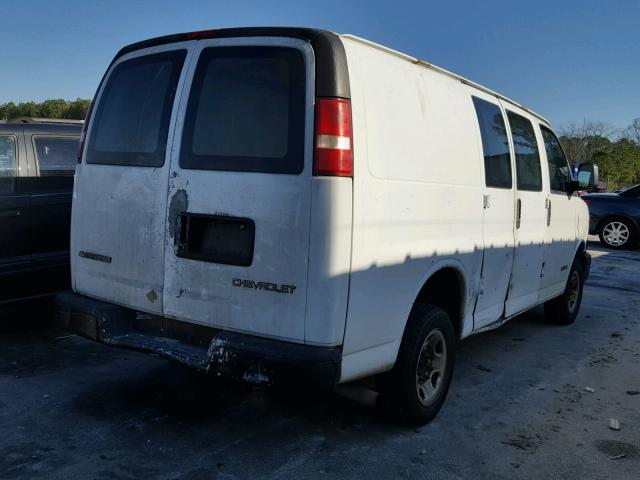 1GCGG25V341185820 - 2004 CHEVROLET EXPRESS G2 WHITE photo 4