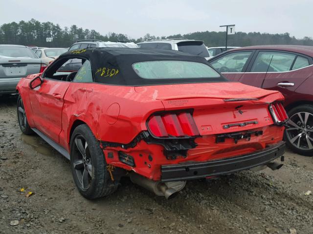 1FATP8EM2F5326757 - 2015 FORD MUSTANG ORANGE photo 3