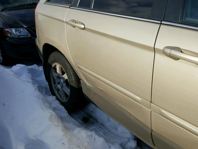 2A4GF68436R852780 - 2006 CHRYSLER PACIFICA T GOLD photo 9