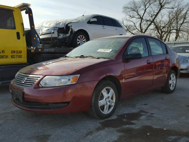 1G8AJ55F87Z136260 - 2007 SATURN ION LEVEL RED photo 2