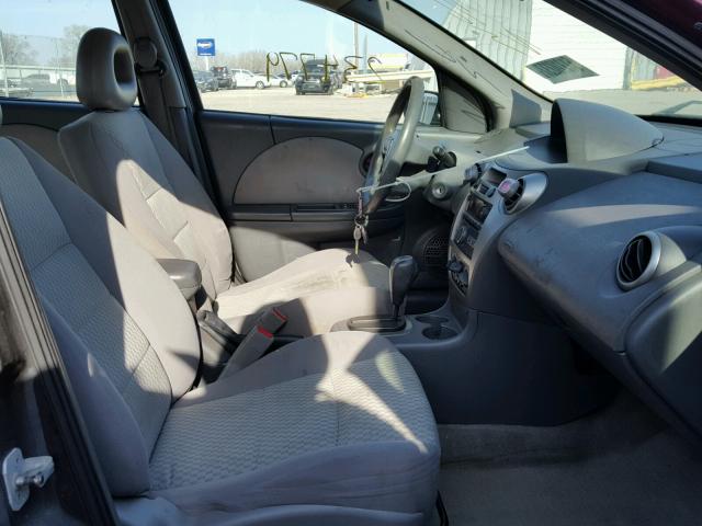 1G8AJ55F87Z136260 - 2007 SATURN ION LEVEL RED photo 5