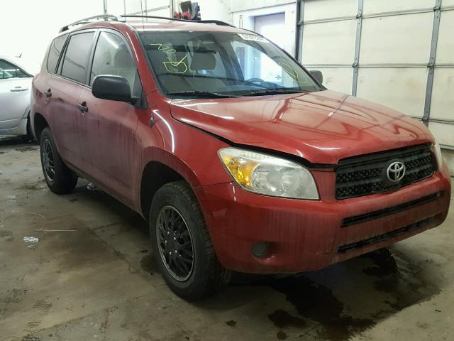 JTMBD33V876042848 - 2007 TOYOTA RAV4 RED photo 1