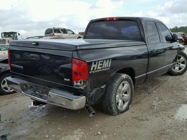 1D7HA18D83J638997 - 2003 DODGE RAM 1500 S BLACK photo 4