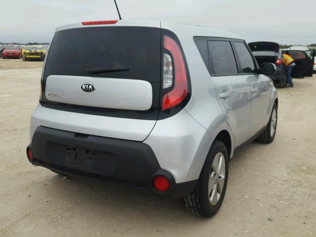 KNDJN2A23G7837313 - 2016 KIA SOUL SILVER photo 4