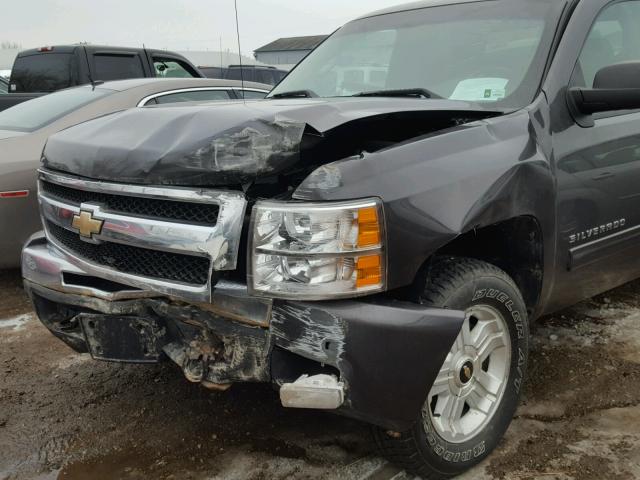 1GCRKSE30BZ292098 - 2011 CHEVROLET SILVERADO GRAY photo 9