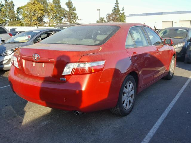 4T1BB46K59U082909 - 2009 TOYOTA CAMRY HYBR RED photo 4