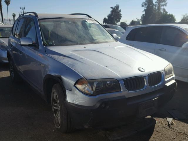 WBXPA93435WD11821 - 2005 BMW X3 3.0I SILVER photo 1