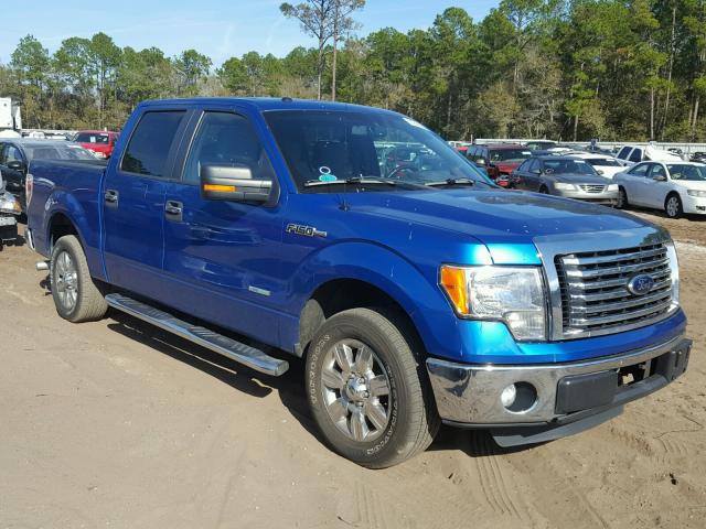 1FTFW1CTXCFA81739 - 2012 FORD F150 SUPER BLUE photo 1