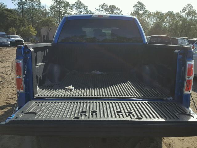 1FTFW1CTXCFA81739 - 2012 FORD F150 SUPER BLUE photo 9