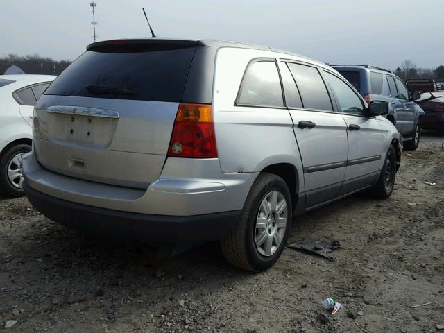 2A8GM48L18R108890 - 2008 CHRYSLER PACIFICA L SILVER photo 4