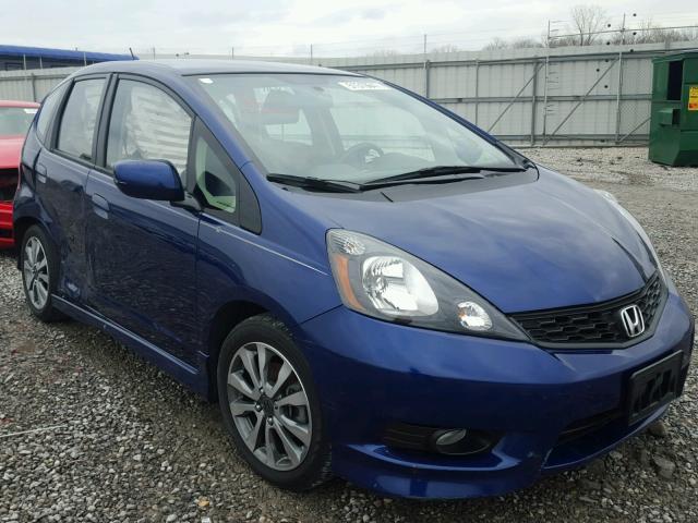 JHMGE8H52CC008407 - 2012 HONDA FIT SPORT BLUE photo 1