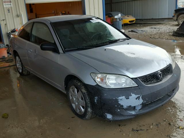 1HGEM21534L059209 - 2004 HONDA CIVIC LX SILVER photo 1