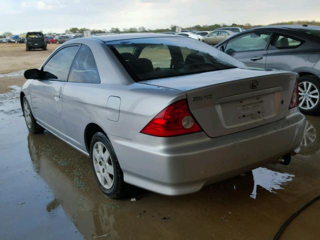 1HGEM21534L059209 - 2004 HONDA CIVIC LX SILVER photo 3