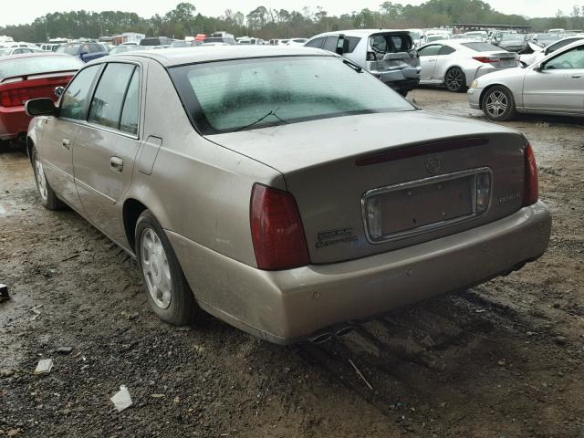 1G6KD57Y32U152214 - 2002 CADILLAC DEVILLE BROWN photo 3