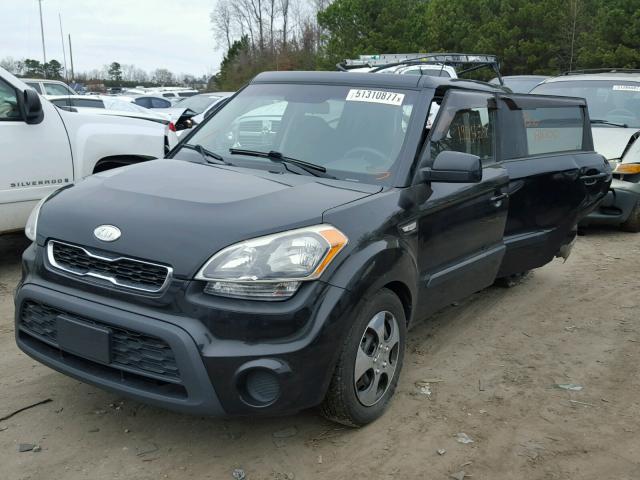 KNDJT2A56C7745767 - 2012 KIA SOUL BLACK photo 2