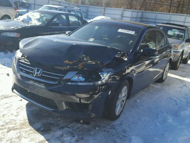 1HGCR2F80DA061331 - 2013 HONDA ACCORD EXL BLACK photo 2