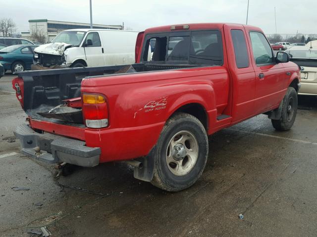 1FTZR15X4XTA49641 - 1999 FORD RANGER SUP RED photo 4