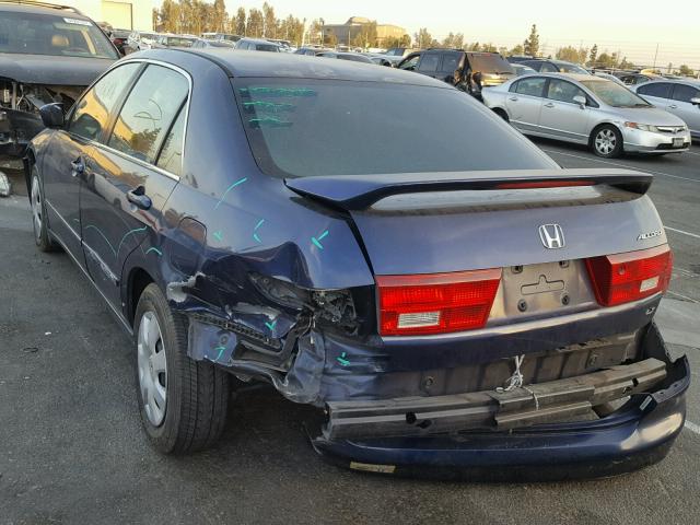 JHMCM564X5C002061 - 2005 HONDA ACCORD LX BLUE photo 3