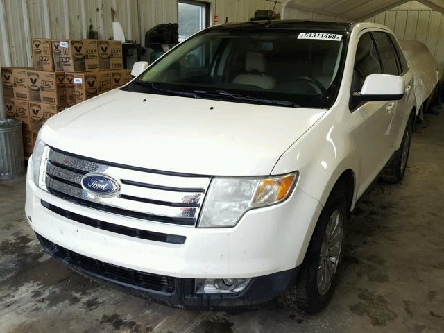 2FMDK49C78BB14745 - 2008 FORD EDGE LIMIT WHITE photo 2